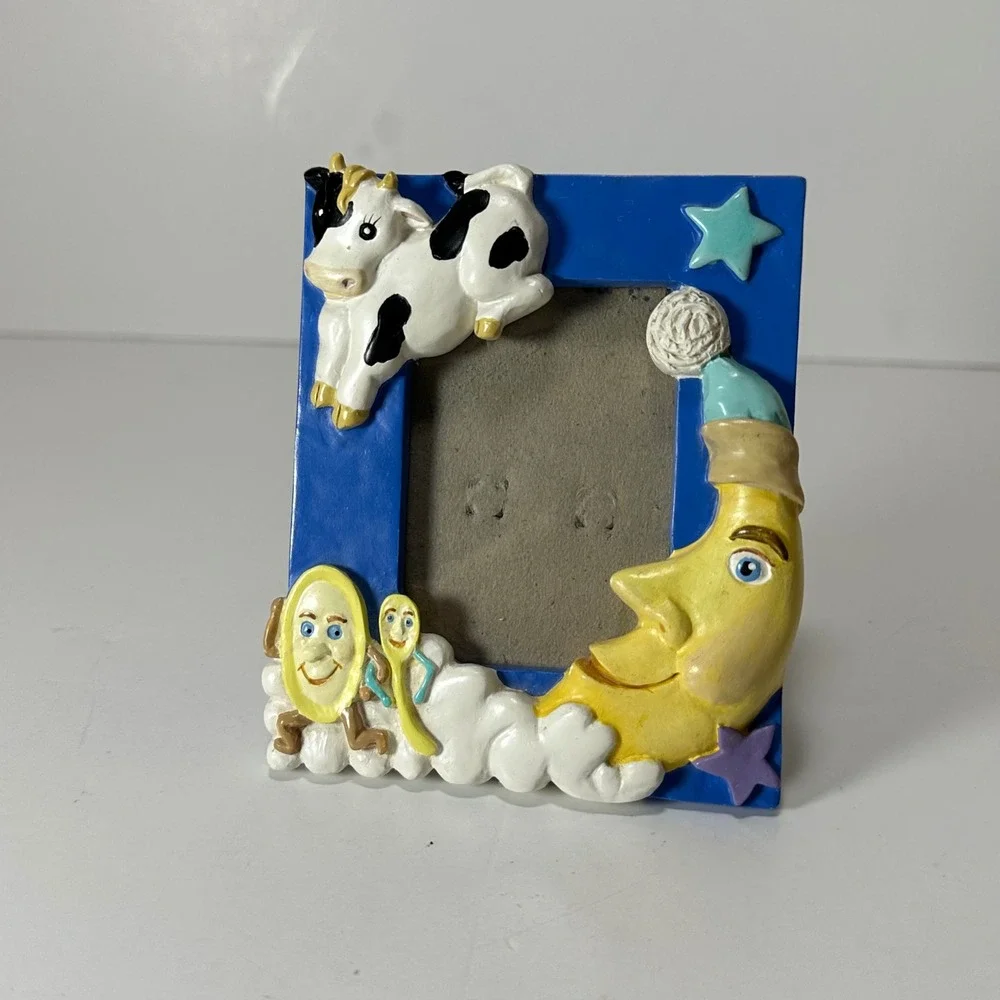 The Weston Gallery Hey Diddle Diddle Cow Jumped Over Moon Resin Photo Frame 7420